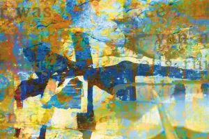 Afbeelding #4: Paddenstoelendans in blauw